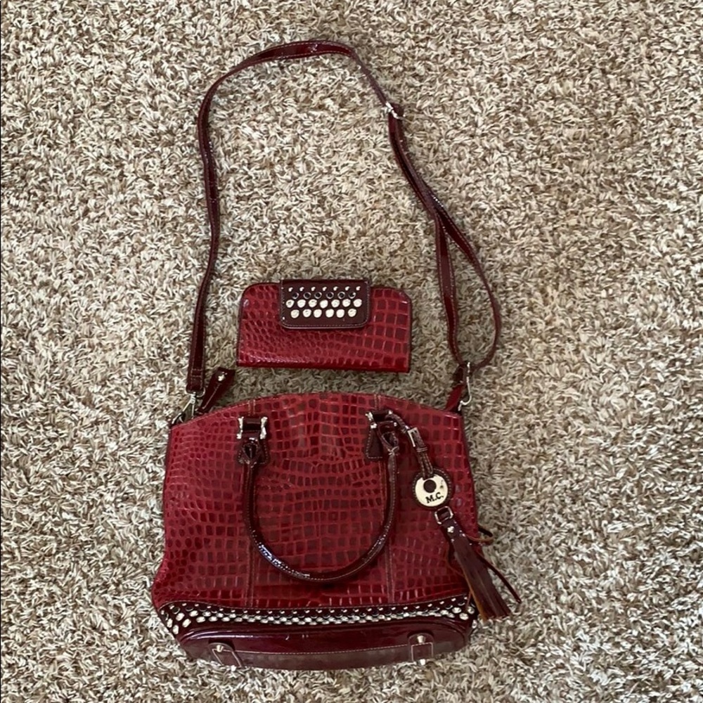 M.C. Purse and matching wallet